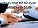 BẢNG GIÁ THÀNH LẬP DOANH NGHIỆP TRỌN GÓI